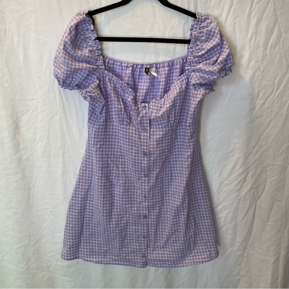 Milkmaid Picnic Button Front Dress Medium‎ Prairie Academia Spring Cottagecore